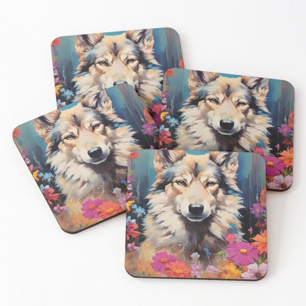 Item preview, Impressionism wolf designed and sold by patternshoprad.