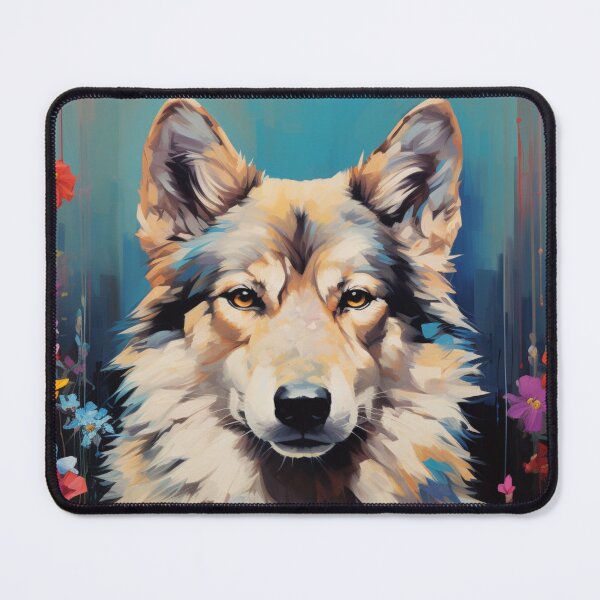 Item preview, Impressionism wolf designed and sold by patternshoprad.