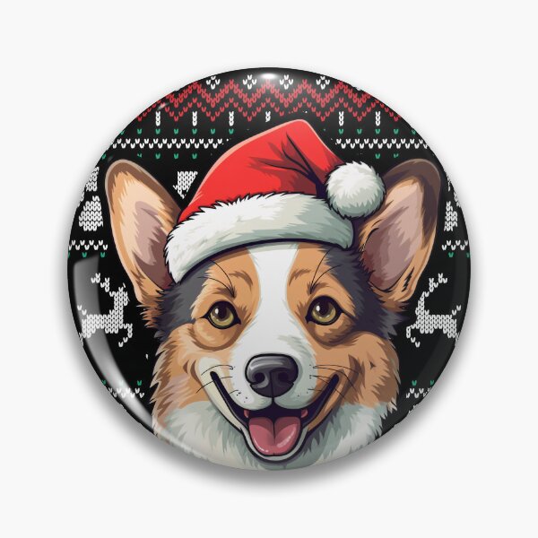 Item preview, Tri Color Corgi Ugly Sweater Christmas designed and sold by rafaeltto.