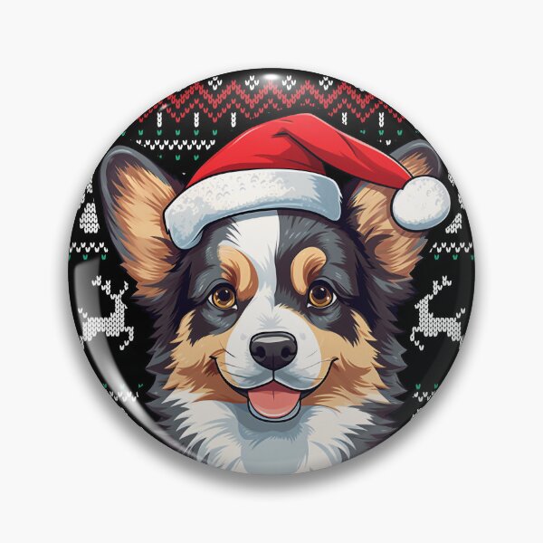 Item preview, Tri Color Corgi Ugly Sweater Christmas designed and sold by rafaeltto.