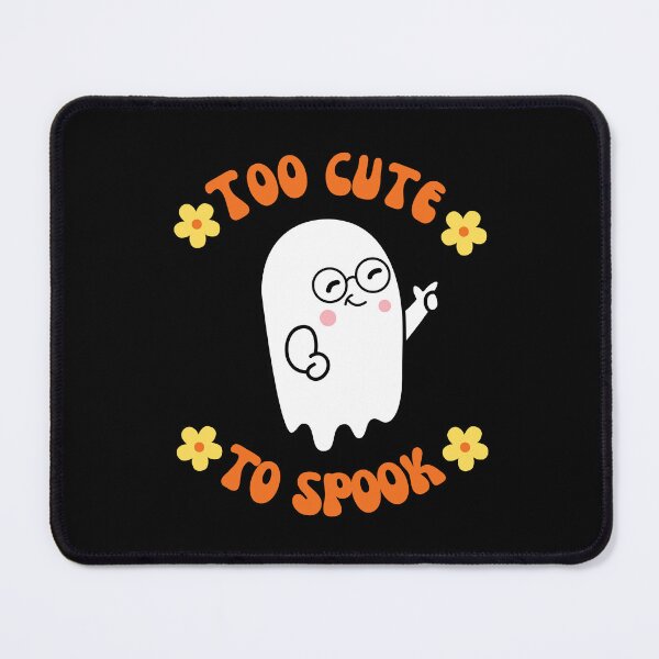Item preview, Too cute to spook halloween ghost orange designed and sold by PuralunaCreations.