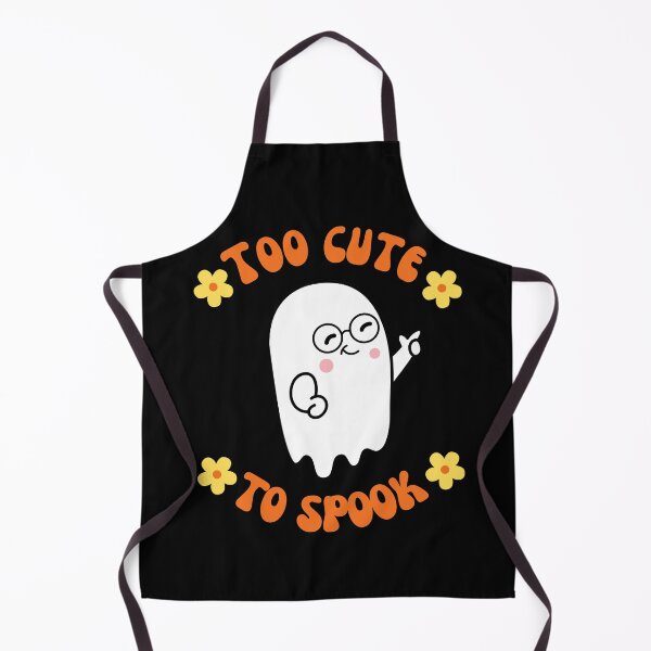 Item preview, Too cute to spook halloween ghost orange designed and sold by PuralunaCreations.