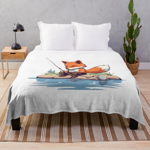 Item preview, Fox fishing designed and sold by PawelNature.