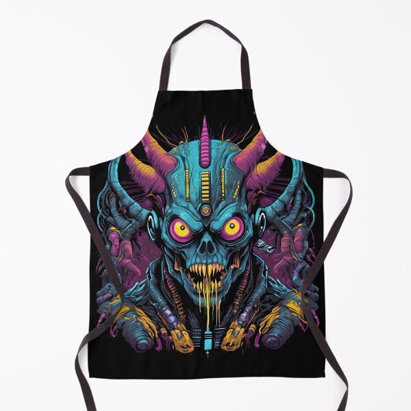 Item preview, Cyberpunk horror demon designed and sold by TaevasDesign.