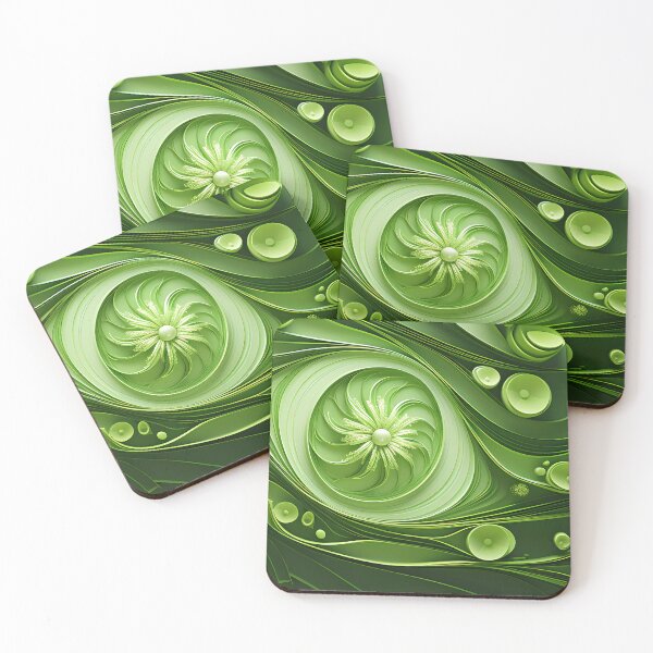Item preview, "Nature's Harmony: Leaf and Flower Spiral" designed and sold by Art-Vortex-fr.
