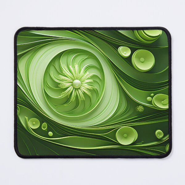 Item preview, "Nature's Harmony: Leaf and Flower Spiral" designed and sold by Art-Vortex-fr.