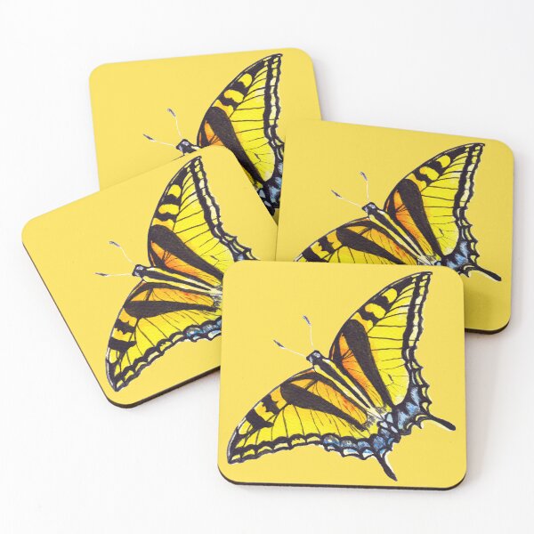 Item preview, Colorful butterfly no 2 - Yellow butterfly designed and sold by mon-artist.