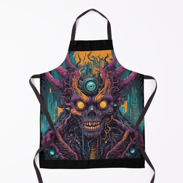 Item preview, Cyberpunk horror demon designed and sold by TaevasDesign.