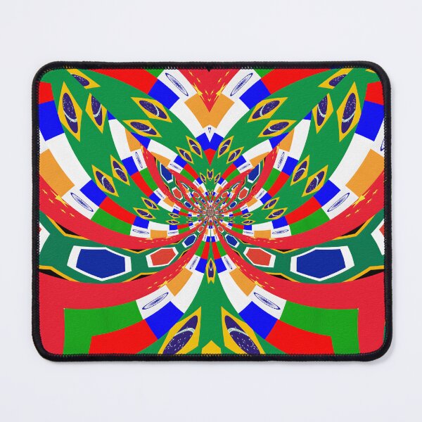 Item preview, FUNNY MULTICOLORED SPIDER-SHAPED BRICS GEOMETRIC ABSTRACT FLAGS PAINTING designed and sold by Ralek.