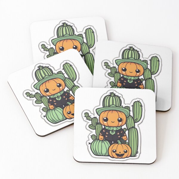 Item preview, Cactus Pumpkin Scarecrow designed and sold by Yukiiihana.