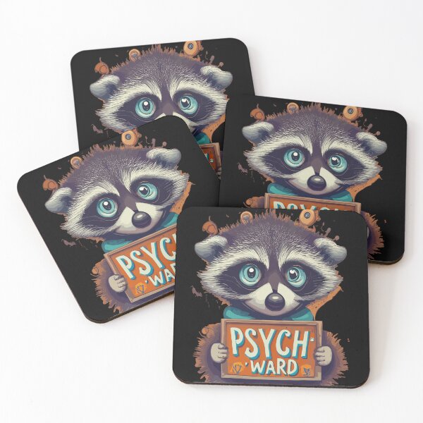 Item preview, Psych ward - Raccoon designed and sold by RebeccaRe.