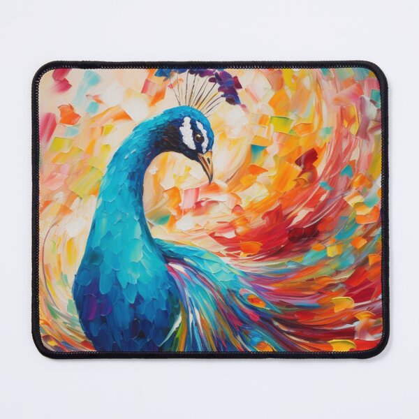 Item preview, Impressionism peacock  designed and sold by patternshoprad.