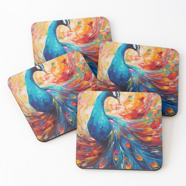 Item preview, Impressionism peacock  designed and sold by patternshoprad.