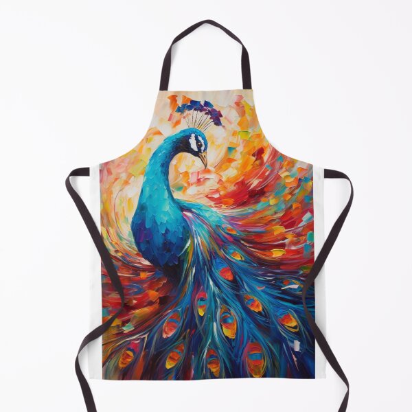 Item preview, Impressionism peacock designed and sold by patternshoprad.