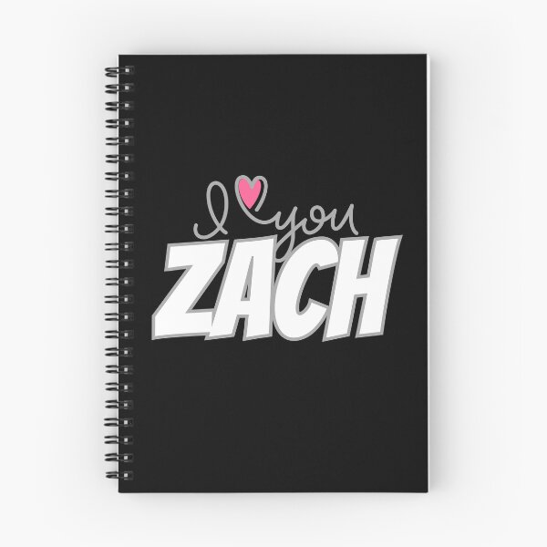Item preview, I Love Zach Heart Zach Loves Zack designed and sold by BunBuntheDog-.