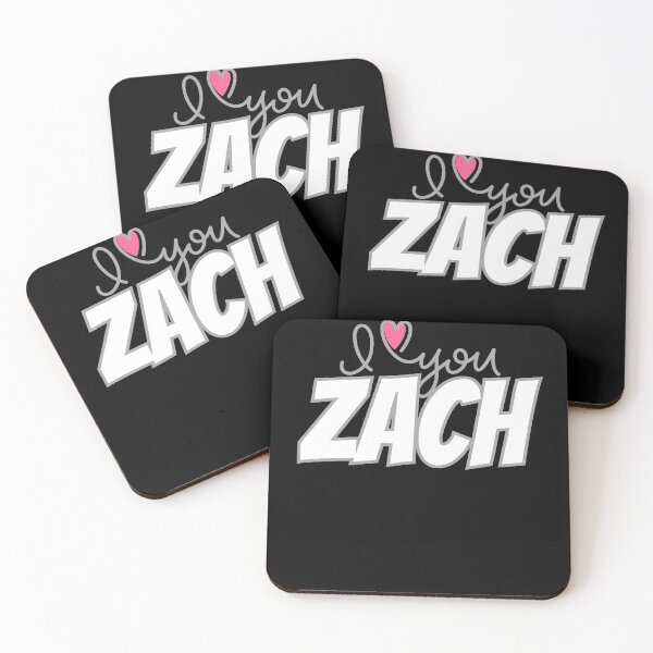 Item preview, I Love Zach Heart Zach Loves Zack designed and sold by BunBuntheDog-.