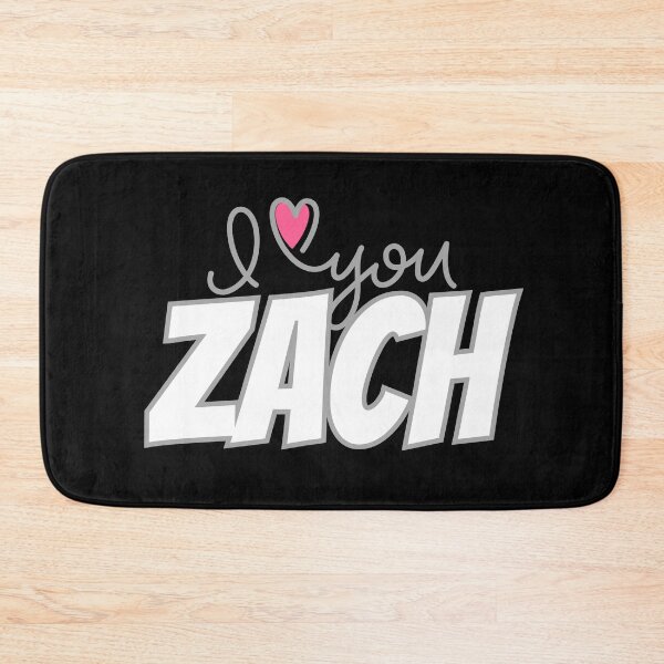 Item preview, I Love Zach Heart Zach Loves Zack designed and sold by BunBuntheDog-.
