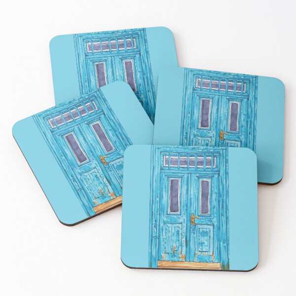 Item preview, Blue Rickety Old Door designed and sold by KayleeRoseArt.
