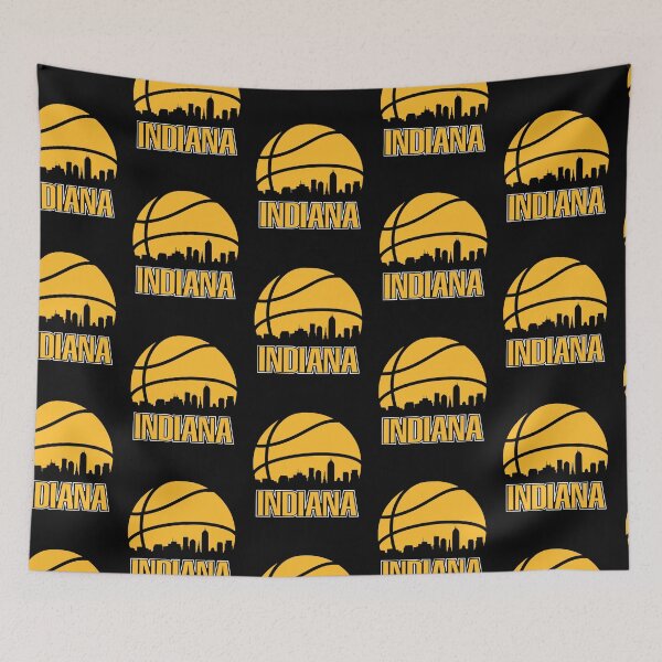 Item preview, Retro Pacers Basketball Indiana City Skyline designed and sold by jace-elent.