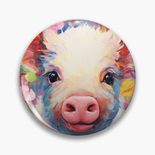 Item preview, Impressionism piggy designed and sold by patternshoprad.