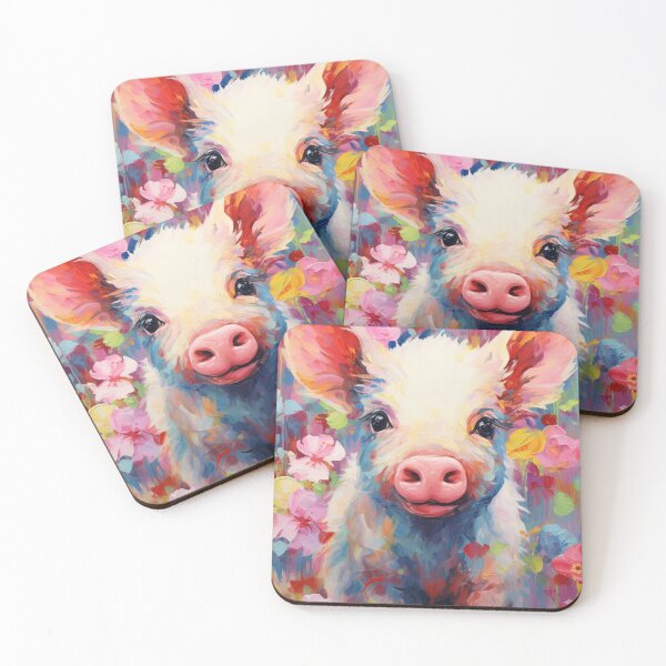 Item preview, Impressionism piggy designed and sold by patternshoprad.