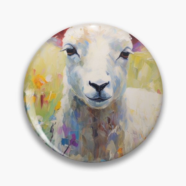 Item preview, Impressionism sheep designed and sold by patternshoprad.