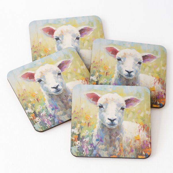 Item preview, Impressionism sheep designed and sold by patternshoprad.