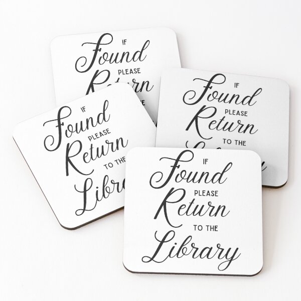 Item preview, If Found Please Return to the Library designed and sold by ArtofAddison.