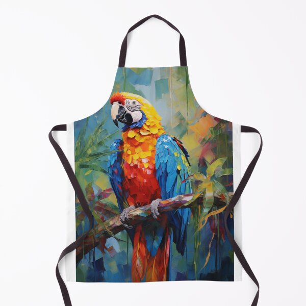 Item preview, Impressionism tropical bird designed and sold by patternshoprad.