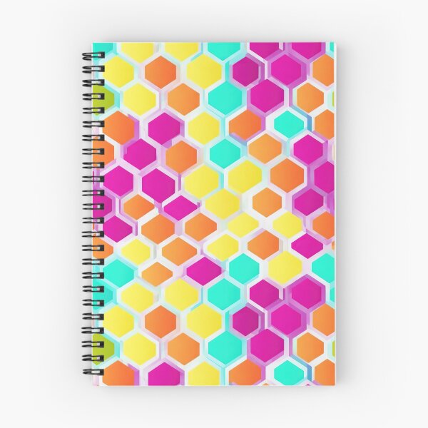 Item preview, Colorful and abstract honeycomb pattern designed and sold by CoolPixels.