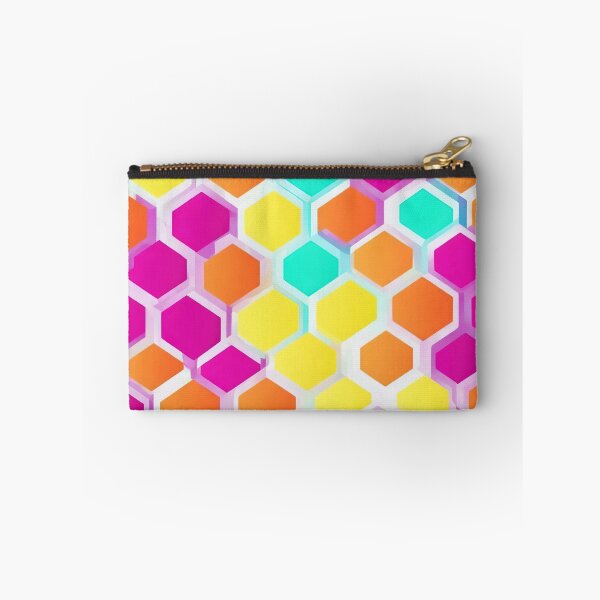 Item preview, Colorful and abstract honeycomb pattern designed and sold by CoolPixels.