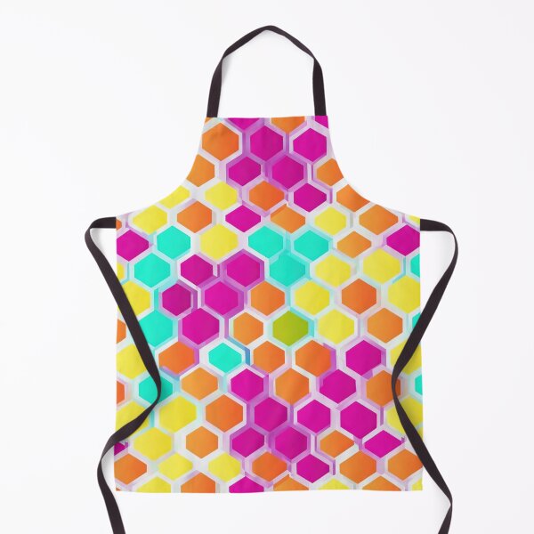 Item preview, Colorful and abstract honeycomb pattern designed and sold by CoolPixels.