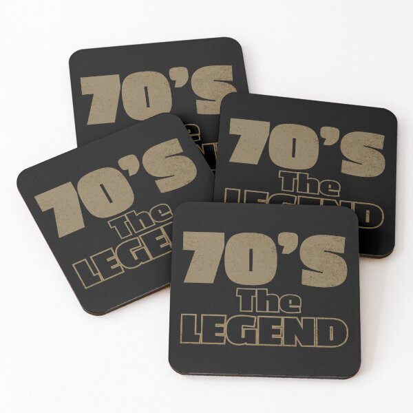 Item preview, 70s the legend Funny 70th happy Birthday Quote vintage retro designed and sold by TNwandesignart.