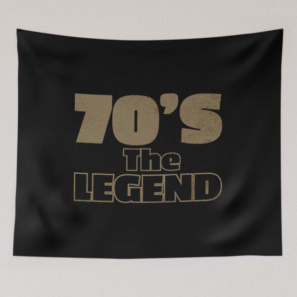 Item preview, 70s the legend Funny 70th happy Birthday Quote vintage retro designed and sold by TNwandesignart.