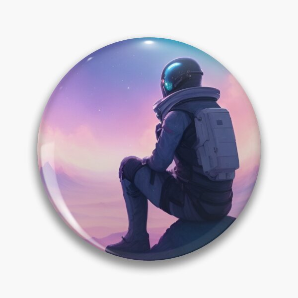 Artikelvorschau, Reise in die Einsamkeit: Astronautenkunst „Starry-Eyed Dreamer“ – Kosmische Erkundung vom Feinsten! entworfen und verkauft von zax454.