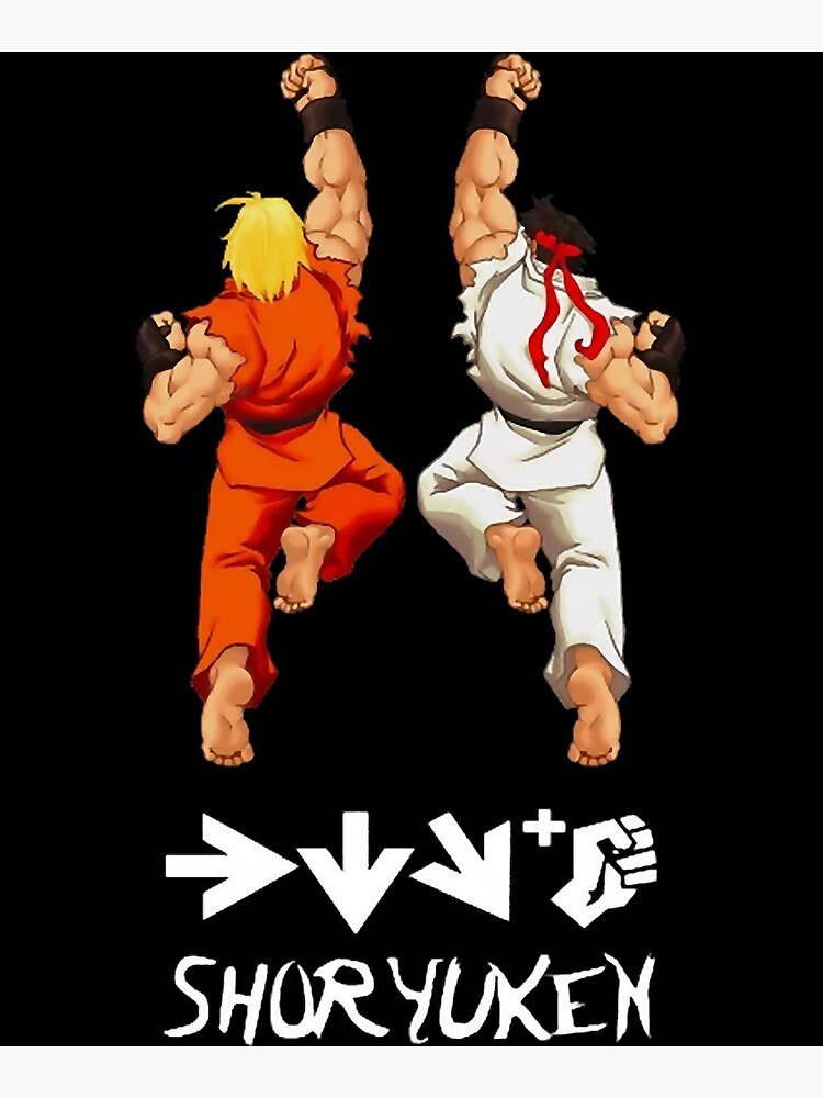 Ryu Street Fighter Design (1) Poster for Sale by GilliamPoundC