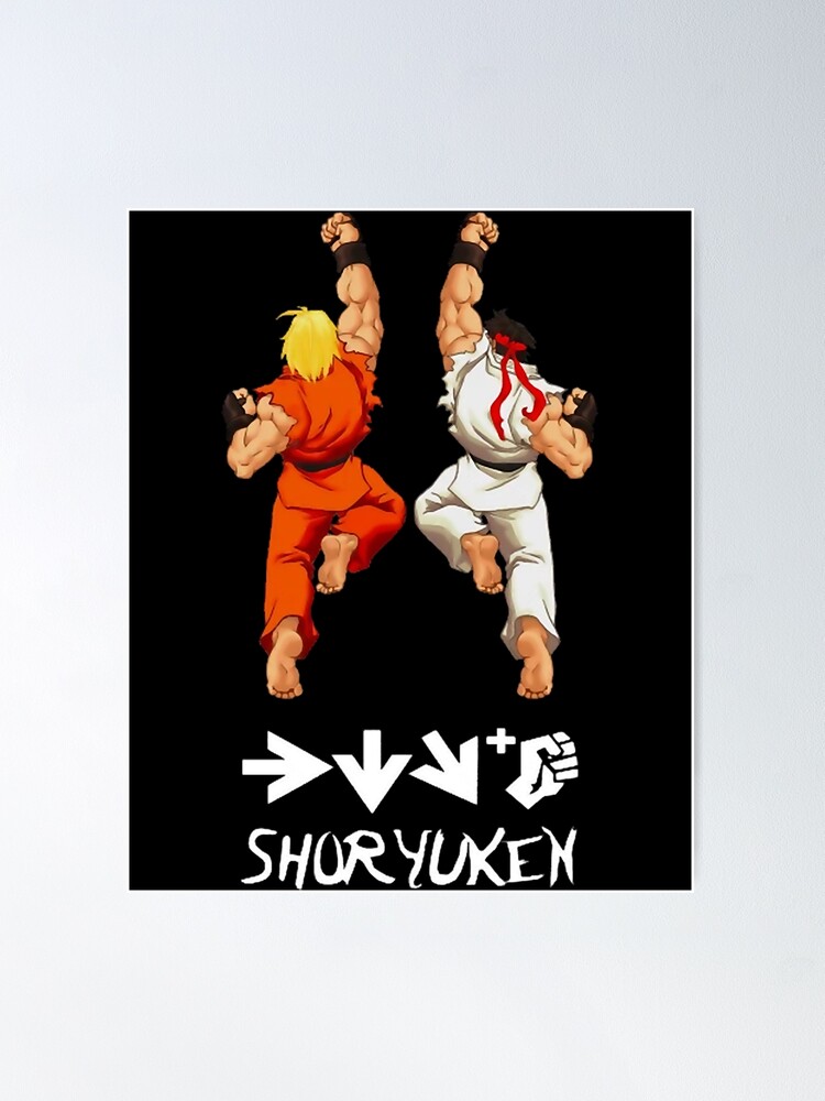 Ryu Street Fighter Design (1) Poster for Sale by GilliamPoundC