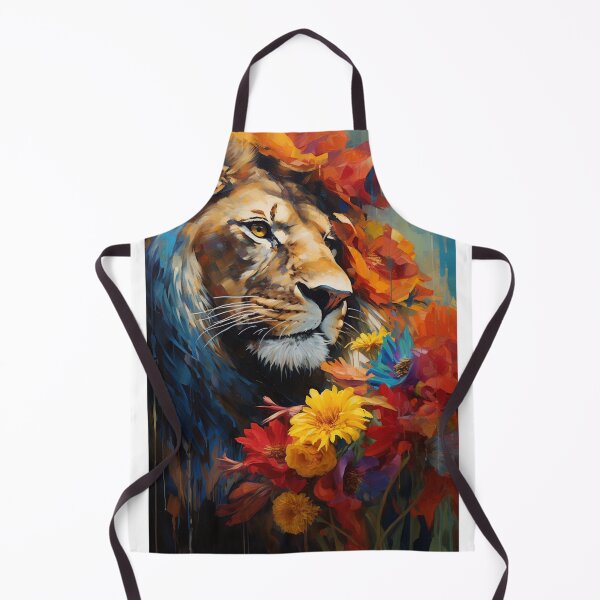 Item preview, Impressionism lion designed and sold by patternshoprad.