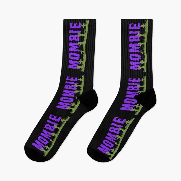 Item preview, Mombie Zombie Mom Halloween Drippy Font Purple Green Undead Graveyard designed and sold by MunsyArt.
