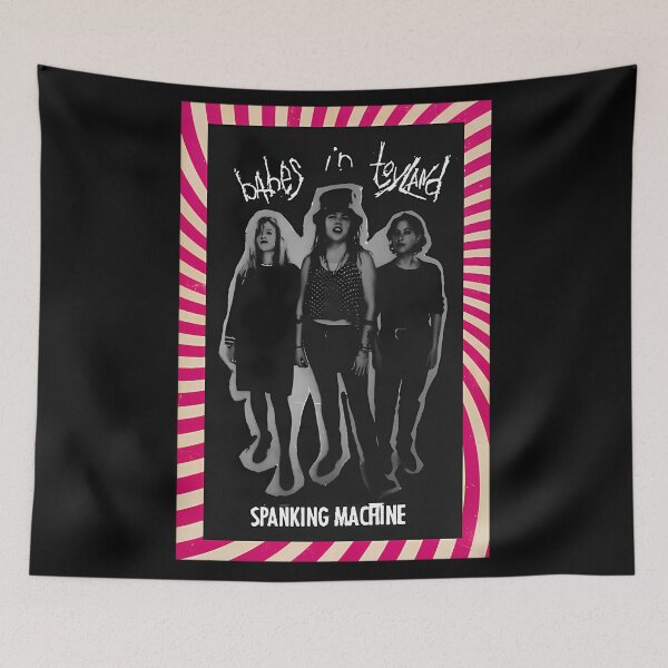 Item preview, Babes in Toyland Riot Grrl Punk Band Pink Spiral Frame designed and sold by Stylemarcus.