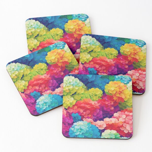Item preview, Multicolor Hydrangea flower designed and sold by CoolPixels.