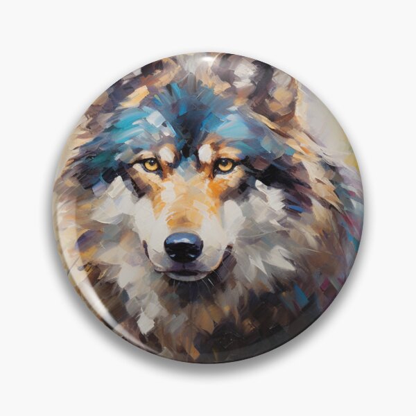 Item preview, Impressionism wolf designed and sold by patternshoprad.