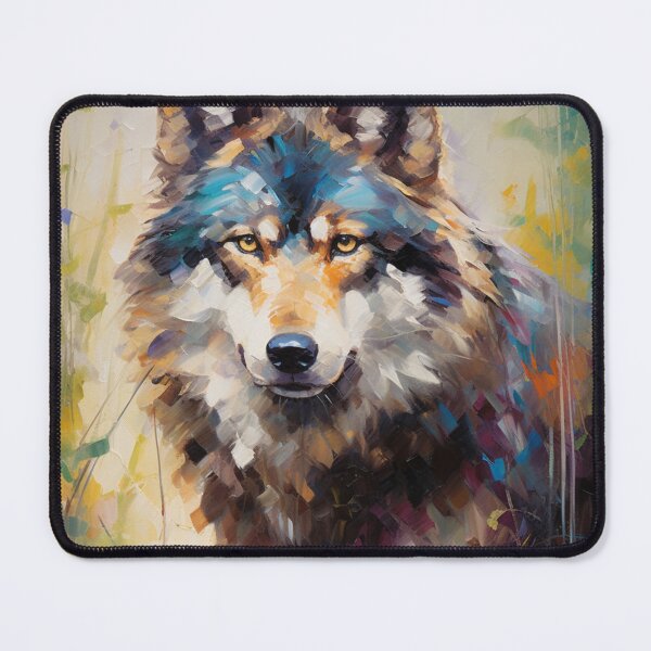Item preview, Impressionism wolf designed and sold by patternshoprad.