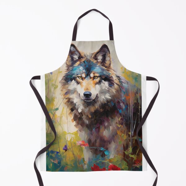 Item preview, Impressionism wolf designed and sold by patternshoprad.