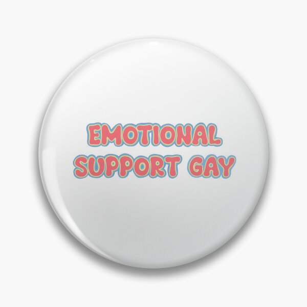 Emotional Support Coworker Butterfly Pin | Redbubble