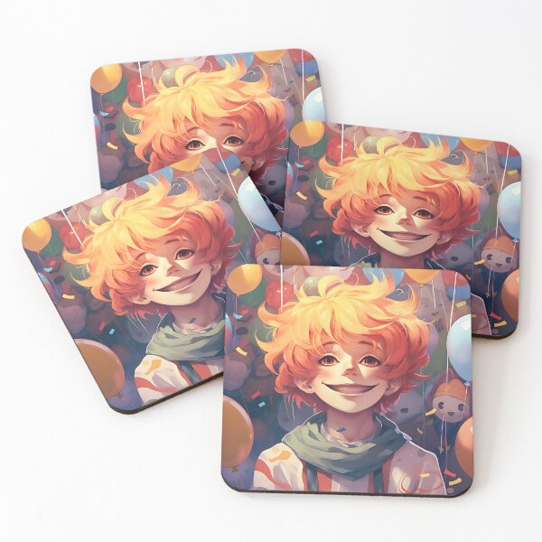 Item preview, Fooling Around: Red-haired boy surrounded by balloons designed and sold by ArrangedDesigns.