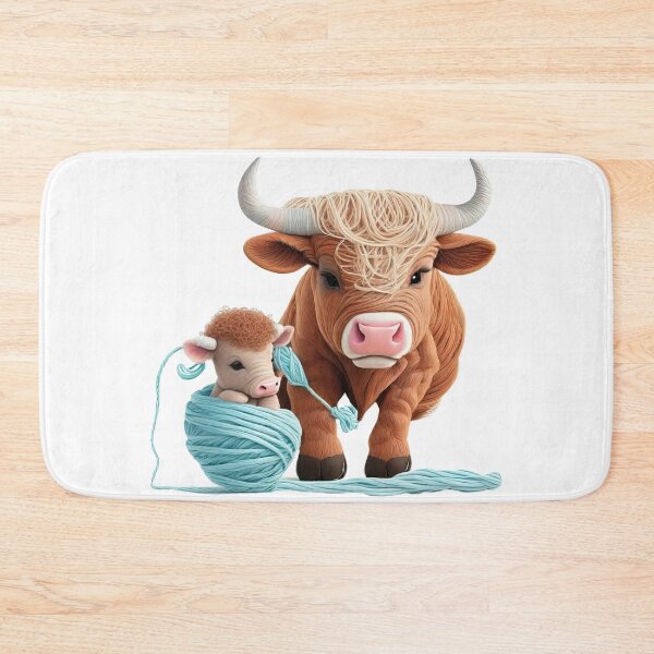 Item preview, So naughty that the mother bull had to tie up the baby bull. designed and sold by Natcharee.