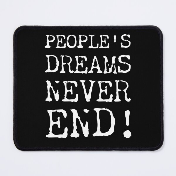 Item preview, ONE PIECE !! - People's dreams never end. Marshall D Teach quote White on Black designed and sold by happy-capy.