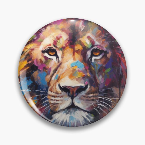Item preview, Impressionism lion designed and sold by patternshoprad.