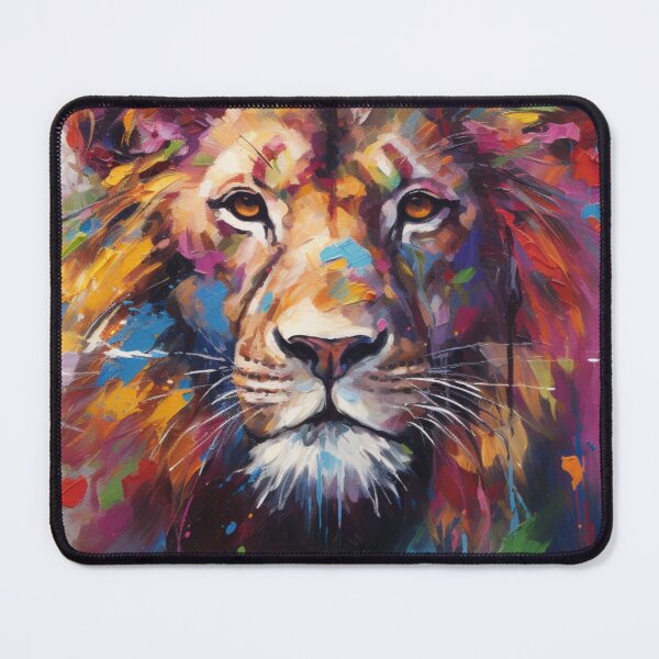 Item preview, Impressionism lion designed and sold by patternshoprad.